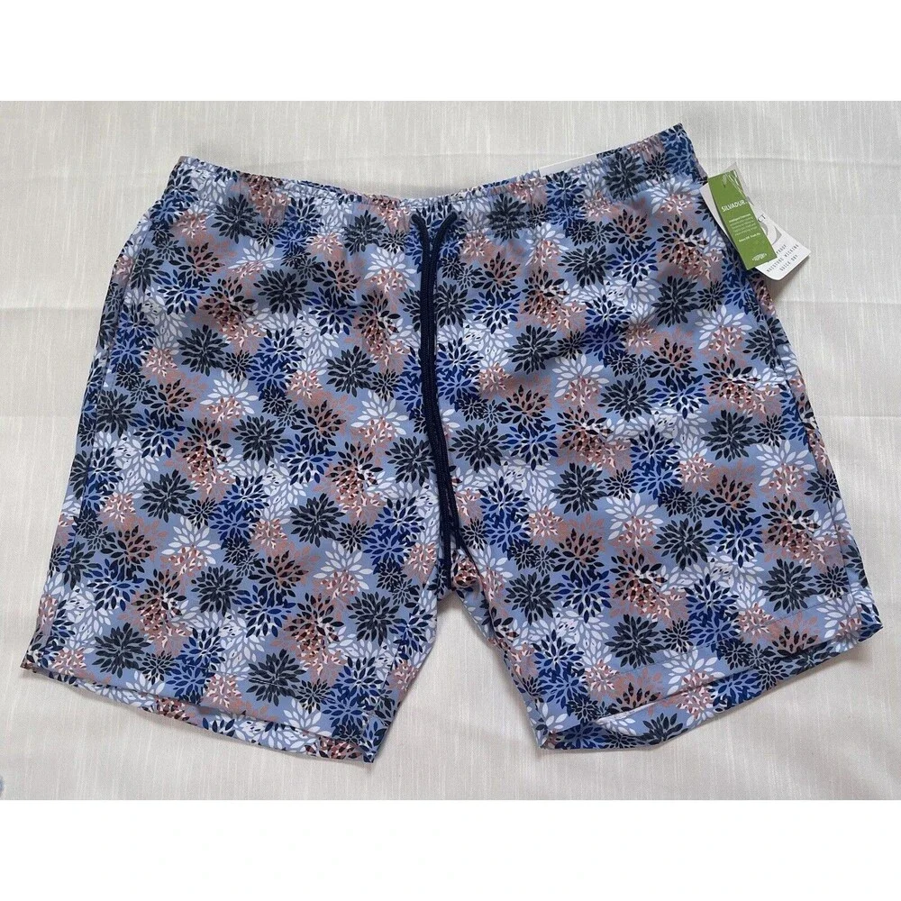 CON.STRUCT Mens Waterproof Moisture Wicking Quick Dry Swim Trunks Sz XL New